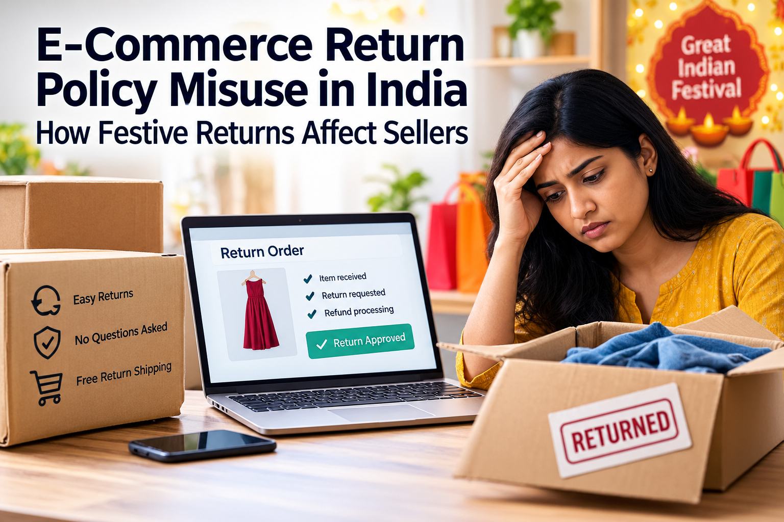 E-Commerce Return Policy Misuse in India: How Festive Returns Affect Sellers